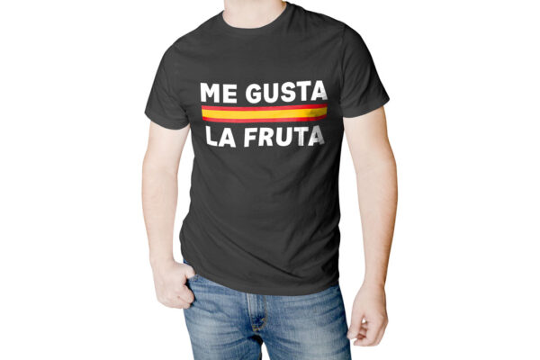 Camiseta me gusta la fruta
