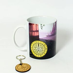 Taza + Llavero - Gravity falls -